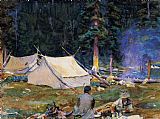 Camping at Lake O'Hara by John Singer Sargent